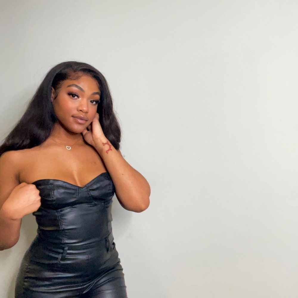 Leather jumpsuit